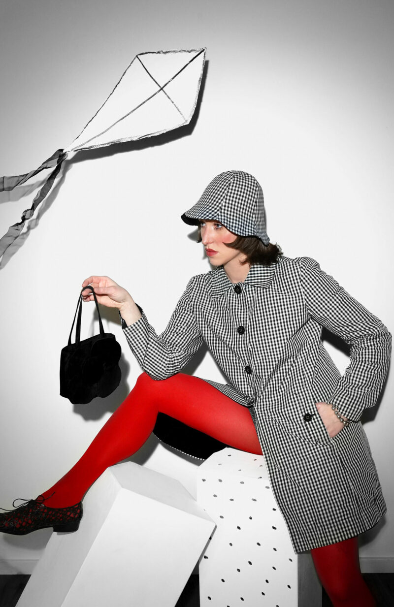 Vichy Tulip Hat - Image 3