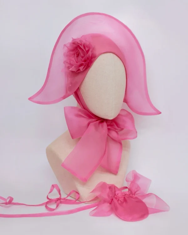 Joséphine Transparent Silk Organza Bicorn