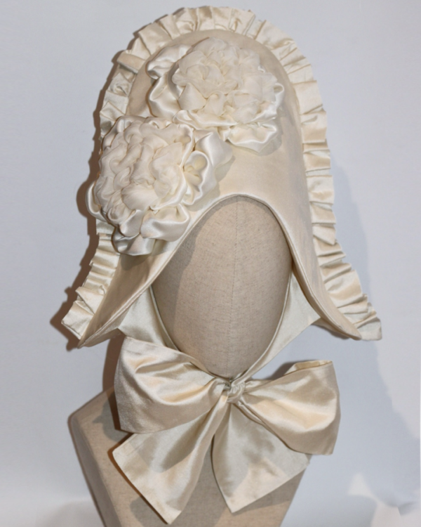 Rosette Bridal Bicorn Hat