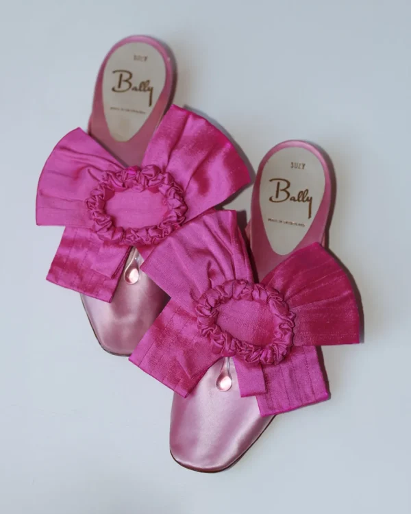 Silk Bow Shoe Adornment